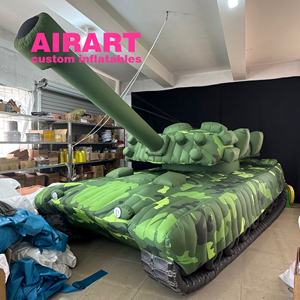 Erschwing liche massive aufblasbare Tank-Werbeaktionen - Product Image 1