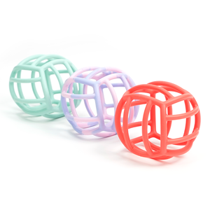 Nuovo Disegno del Commercio All'ingrosso Kids Toy Food Grade BPA Libera Del Silicone Del Bambino Massaggiagengive Sfera - Product Image 1