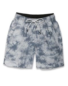 2025 OEM Striped Print Lined Double <b>Layer</b> Pockets Vintage <b>Mid</b> Waist Quick Dry Athletic Shorts Polyester Custom 5 Inch Men - Product Image 4