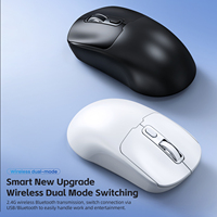 T-WOLF Q3 2.4G Mouse optik nirkabel BT isi ulang Mouse tanpa kabel portabel USB antarmuka 4 tombol 1200DPI PC komputer