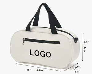 Custom Logo <b>Extra</b> <b>Large</b> Foldable Bag for Travel Storage with Exterior Interior Zippered Pockets Promotional Backpacks - Product Image 2