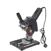Support universel multifonctionnel pour meuleuses d'angle de modèles 100-125, avec alimentation électrique intégrée, outil de fixation et support de coupe