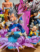 Estatua GK Vegeta Explosive Rush de Alta Gama - Figura Coleccionable de Dragon Ball Z, Escultura Artística de Resina Pintada a Mano con Gran Detalle