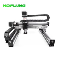 Robot CNC à portique UMOT haute précision 50-1000 mm, module linéaire 3 axes, table coulissante, table transversale, moteur à roulement, précision 0,02 mm