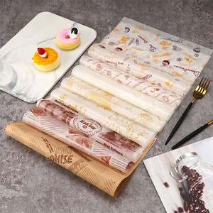 Single-Sided Biodegradable Thin <b>Paper</b> <b>Burger</b> Deli Food Wrapper Oil Resistant Sandwich <b>Wrap</b> for Bread for Eco-Friendly Storage - Product Image 5