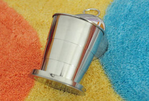 Verre à shot pliable en acier inoxydable, peint, taché, Portable, eau de vin, rétractable, 75ml, 60ml, 150ml, 250ml - Product Image 4