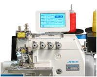 Machine à coudre industrielle automatique à entraînement direct haute efficacité Jack JK-797TDI-FR09E pour la pose de cols