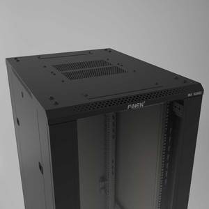 F2メタルネットワークキャビネットデータセンターサーバーラック18U 22U 27U 32U 37U 42U 47U SPCCフロアスタンディングガラスドアDDFネットワークキャビネット - Product Image 4