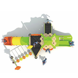 Equipo de Juegos Profesional para Exteriores de Alta Jugabilidad, Tobogán de Plástico para Niños - Product Image 2