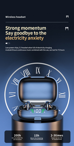 Jr03 xương dẫn khái niệm TWS Tai nghe không dây <span class=keywords><strong>Bluetooth</strong></span> 5.3 Tai nghe earclip điều khiển cảm ứng Earbuds thể thao Bass Tai nghe - Product Image 6