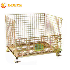 פלדה מתקפל פלדה גדולה מרותכת אחסון מזרן חוט מיכל חוט - Product Image 1