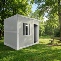 Maison conteneur pliable personnalisée de 20 pieds, maison conteneur pliable en kit, commande en gros, dortoir préfabriqué, logement pour travailleurs