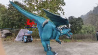 Costume interactif de dragon mouche animatronique de qualité musée