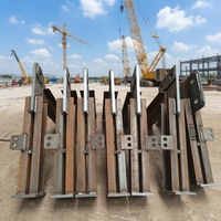 Pièces de machines de construction fabriquées sur mesure, support en A soudé pour équipements lourds