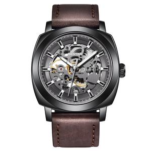 Montre BENYAR 5121 pour homme, cadran de 45 mm, étanche, nouvelle arrivée, tendance, multifonctionnelle, bracelet en cuir, cadran en verre, vente en gros - Product Image 6