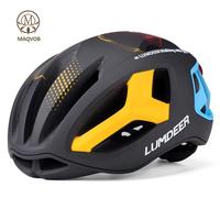Casque de vélo demi-coque MAQVOB pour adultes, pour la pratique du VTT et du cyclisme sur route, protection de sécurité, moulage monobloc, bordure à trois couches