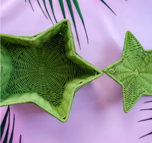 Cesta de Flores Redonda Hecha a Mano de Estilo Bohemio, Tejida con Pasto Marino, Ecológica, con Capacidad de 10-20L - Product Image 2