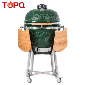 Grill <span class=keywords><strong>Kamado</strong></span> TOPQ en acier inoxydable de 23 pouces, <span class=keywords><strong>prix</strong></span>, grill au charbon de bois, grill <span class=keywords><strong>Kamado</strong></span> en céramique au charbon de bois - Product Image 2