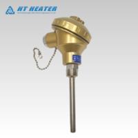 Sensor Suhu Termokopel Platinum Rhodium Pt100 RTD dengan Ulir 1/2" untuk Mesin Pengaturan Panas