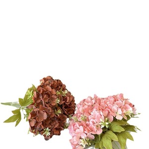 Flores Artificiales de Hortensia Longxiang de 7 Cabezas, Estilo Francés, Decoración para Bodas, Decoración del Hogar - Product Image 5