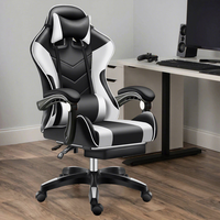 Chaise de jeu e-sport en cuir ergonomique pour bureau et ordinateur, qualité export, confortable pour longues sessions