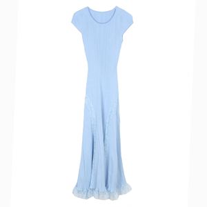 New Arrival Slim Fit Short Sleeve Dress Women's Charming and Elegant Long <strong>Knit</strong> <strong>Dres</strong> - Product Image 3