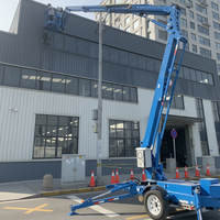 L-417 Nacelle élévatrice automotrice télescopique articulée remorquable électrique de 20 m pour travaux en hauteur