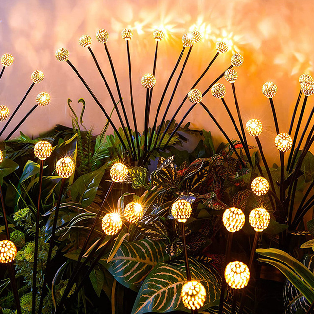 Newish IP65 Waterproof Solar Garden Light 6/8/10LED Solar Firefly Light for Outdoor Decoration