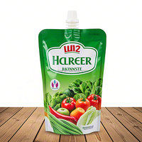 Pochettes souples à bec verseur pour ketchup et sauce tomate – Emballages liquides personnalisés imprimés