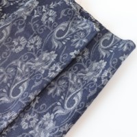 Tissu denim léger teint en fil et imprimé sur mesure de haute qualité, tissé jacquard, pour vêtements, sacs et chaussures – Vente en gros
