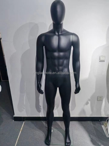 <span class=keywords><strong>Mannequin</strong></span> masculin noir mat pour <span class=keywords><strong>homme</strong></span> de support en plastique d'affichage de fenêtre avec la tête sans visage <span class=keywords><strong>gonflable</strong></span> pour la vitrine de vêtements - Product Image 4