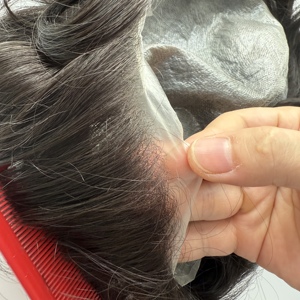 Prótesis Capilar Herrera Knots V-looped Super Thin Skin 0.02mm Polyskin, Prótesis de Cabello Humano para Hombre - Product Image 2