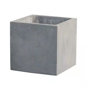 Large Rectangular Plant Pot Big Fiberglass Planter Box Outdoor Fiber Clay Cement Garden Pots for plant