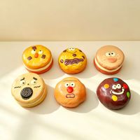 Креативные забавные игрушки-сквиши в виде печенья: коробка-сюрприз с забавными выражениями, медленно восстанавливающие форму, антистрессовые игрушки-фиджеты в виде печенья для снятия стресса