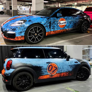 Film adhésif pour voiture NIKO, personnalisation complète du véhicule, marbre, anti-rayures, avec canaux d'air en PVC - Product Image 3