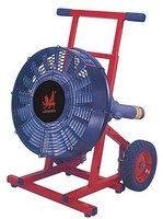 Ventilateur axial / souffleur de ventilation à eau, à pression positive, avec boîtier en plastique, souffleur de fumée