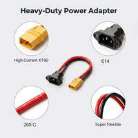 Connecteur XT90 mâle vers prise d'alimentation C14 3 broches, câble de charge pour batterie de voiture, connecteur de charge pour vélo électrique, nouvelle énergie