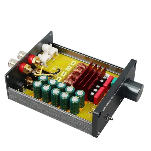 BRZHIFI TPA3116 Aluminium Hifi Car Music Player 50W*2 Mini Size 2.0 Channel Stereo Digital Amplifier