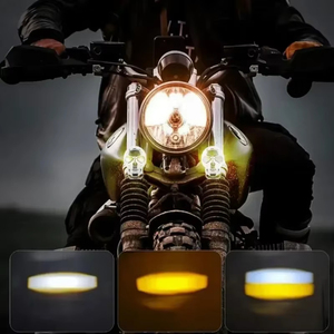 Phare auxiliaire LED pour moto, phare décoratif, projecteur monté sur casque - Product Image 3