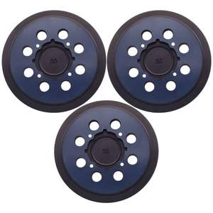 Maliyet-etkin 5 inç 10 adet/1 takım cırt cırt yedekleme zımpara yedekleme Pad Pu araba mobilya Metal ahşap lehçe için aşındırıcı ped - Product Image 2