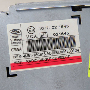Autoradio CD 4M5T-18C815-AD Ford C-Max Mk1 2003-2007 d'occasion (46267) - Product Image 3
