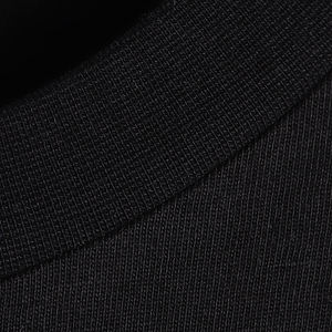 เสื้อยืดโอเวอร์ไซส์สีดำสำหรับผู้ชาย ขายดี สำหรับฤดูร้อน ผ้าเจอร์ซีย์เดี่ยว 180 GSM ผ้าฝ้าย 100% - Product Image 4