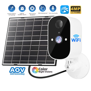Yoosee Single Lens AOV Ai 4MP 4G Sim Card <b>Solar</b> Powered Outdoor PTZ IP Wifi CCTV Wireless Network Surveillance Security <b>Cameras</b> - Product Image 1