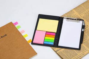 Fournitures de cadeaux d'affaires en gros, bloc-notes avec stylo, livre d'autocollants, bloc-notes personnalisés avec logo, petits carnets promotionnels - Product Image 2