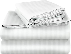 Wholesale Hotel 100% Polyester Microfiber <strong>Sheets</strong> Stripe <strong>Bed</strong> <strong>Sheet</strong> - Product Image 3