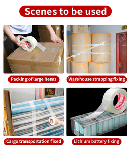 Ruban adhésif en fibre de verre auto-adhésif résistant <span class=keywords><strong>à</strong></span> la chaleur YONGYU PET, renforcé par des fibres de verre, pour l'étanchéité des cartons, ruban de cerclage <span class=keywords><strong>rigide</strong></span> - Product Image 3