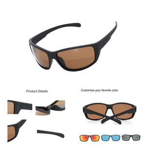 Gafas <span class=keywords><strong>de</strong></span> <span class=keywords><strong>Sol</strong></span> Deportivas Unisex para Exteriores con Lentes Polarizadas UV400, Armazón Cómodo <span class=keywords><strong>de</strong></span> TR90 con Lentes <span class=keywords><strong>de</strong></span> TAC para Hombre - Product Image 2