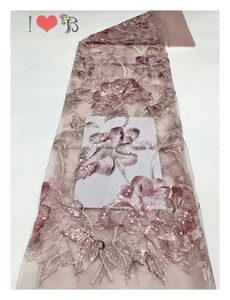 Blinglace <span class=keywords><strong>afrique</strong></span> dentelle tissu paillettes maille luxe tissu mariage dentelle tissu fantaisie Tulle broderie paillettes - Product Image 2