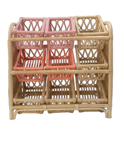 Durable and Eco-Friendly Natural Rattan Storage Shelf <b>Furniture</b> in Kitchen Storage Shelf <b>for</b> Home Decor Made in Vietnam - Product Image 2