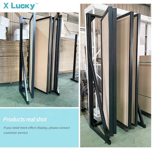 Đá Trang Bật Khán Đài Khung Kim Loại <span class=keywords><strong>Wing</strong></span> <span class=keywords><strong>Rack</strong></span> Panel Granite Hiển Thị Giá Showroom Tấm Đá Cẩm Thạch Turning-Page Gạch Gốm Hiển Thị - Product Image 2